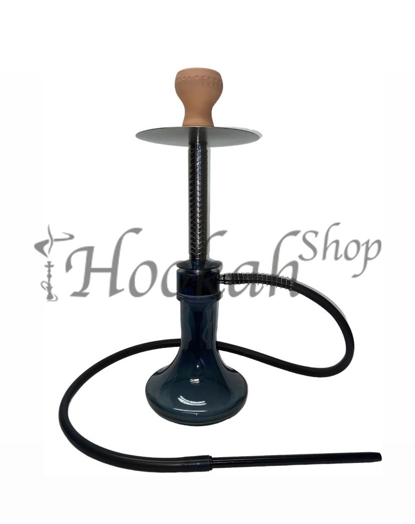 Alzayn_chrome_Blue_Vattenpipa