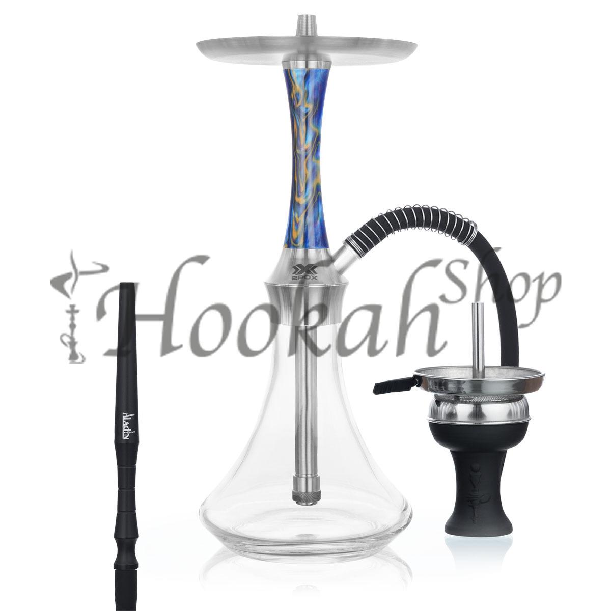 EPOX460_Blue/Gold_Large_Vattenpipa